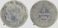 Frankreich 5 Francs Oudine Kopf Ceres -