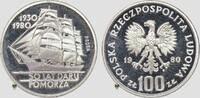 Polen 100 Zlotych 50 Jahre Segelschulschiff Dar Pomorza -