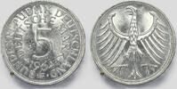 5 DM 1964-F Bundesrepublik Deutschland Silberadler fast Stgl., übliche kleine Kratzer