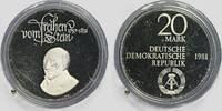 20 Mark 1981 DDR - German Democratic Republik Freiherr von Stein Polierte Platte, schwache Haarlinien
