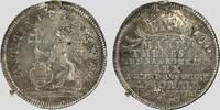  1743 mit Patriarchenkreuz Österreich / RDR Kaiserin Maria Theresia, Silbermedaille - Kronung zur Böhmische Königin in Prag ca. vz mit entfernte ...