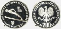 Polen 200 Zlotych Olympiade mit Fackel -