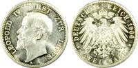 Kaiserreich Lippe-Detmold 2 RM Leopold IV