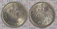 Kaiserreich 10 pfg Kursmunze, Grosse Adler -