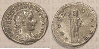 Römisches Kaiserreich AG Antoninianus Kaiser Gordianus III VZ, mit Fotoattest