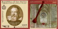 €2 Galileo Galilei 2005 San Marino Welt Jahr der Physik 2005 STG, OVP in orig. Hülle mit Pendel