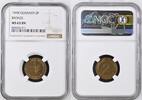 Bundesrepublik 2 Pfennig auf Kupfer-Rohling -