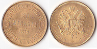 Finnland, 20 Markkaa Alexander II.,1855-1881,