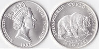 Cook-Inseln, 50 Dollars, 1990, Graubär, stempelglanz, 95,00 EUR85,00 EUR  zzgl. 3,80 EUR Versand