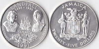 Jamaika, 25 Dollars, 1991, 500.Jahrestag der Entdeckung Jamaikas, stempe... 125,00 EUR115,00 EUR  zzgl. 6,20 EUR Versand
