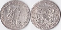 Deutschland, 2/3 Taler, Anhalt-Zerbst,Fürstentum,Carl-Wilhelm,1667-1718,