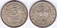 Deutschland, 3 Reichsmark, 1931 A, Weimarer Republik,1919-1933, vorzügli... 420,00 EUR  zzgl. 6,20 EUR Versand