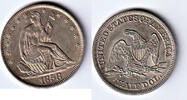USA, 1/2 Dollar,New Orleans, 1858, Seated Liberty,1839-1891, prägefrisch... 2230,00 EUR kostenloser Versand
