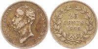 Niederlande-Königreich 25 Cents Wilhelm II. 1840-1849.