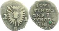Schleswig-Holstein-Sonderburg 2 Schilling lübsch Johann der Jüngere 1564-1622.