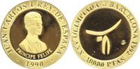 Spanien 10 000 Pesetas Gold Juan Carlos I. 1975-2014.