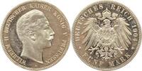 Preußen 5 Mark Wilhelm II. 1888-1918.
