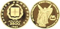 Griechenland 2500 Drachmen Gold III. Republik seit 1974.