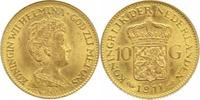 Niederlande-Königreich 10 Gulden Gold Wilhelmina I. 1890-1948.