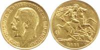 Großbritannien 1/2 Sovereign Gold George V. 1910-1936.