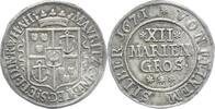 Bentheim-Tecklenburg-Rheda XII Mariengroschen Moritz 1623-1674.