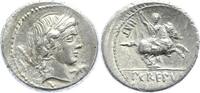 Republik Denar P. Crepusius 82 v. Chr..