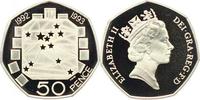 Großbritannien 50 Pence Elisabeth II. Seit 1952.