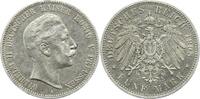 Preußen 5 Mark Wilhelm II. 1888-1918.