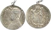 Schleswig-Holstein-Sonderburg-Augustenburg Tragbare Silbermedaille Auguste Viktoria, Gemahlin Wilhelm II. *1858, +1921.