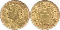 Schweiz-Eidgenossenschaft 20 Franken Gold