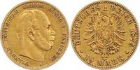 Preußen 10 Mark Gold Wilhelm I. 1861-1888.