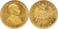 Preußen 20 Mark Gold Wilhelm II. 1888-1918.