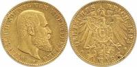 Württemberg 10 Mark Gold Wilhelm II. 1891-1918.
