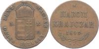 Ungarn 3 Kreuzer Franz Josef I. 1848-1916.