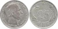 Dänemark 25 Öre 1 Christian IX. 1863-1906.