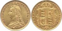 Großbritannien 1/2-Sovereign Gold Victoria 1837-1901.