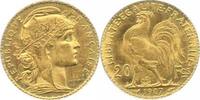 Frankreich 20 Francs Gold Dritte Republik 1870-1940.