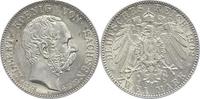 Sachsen 2 Mark Albert 1873-1902. -
