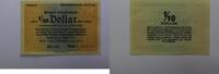 Deutsches Notgeld 1/10 Dollar Bremer Papiergeld 1856-2001. -
