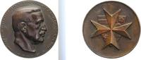 Personenmedaillen Bronzegussmedaille Manteuffel, Otto Karl Gottlieb Freiherr von *1844 in Berlin, + 1913 ebenda, Preussischer Politiker. -