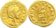 Kaiserzeit Aureus Gold Herennia Etruscilla, Gemahlin d. Traianus Decius 249-251. -