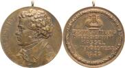 Musik Bronzemedaille Schubert, Franz Peter *1797 Lichtenthal bei Wien, +1828 Wien, österreichischer Komponist. -