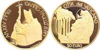 Italien-Kirchenstaat 50 Euro Gold Johannes Paul II. 1978-2005. -