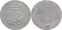 Lauenburg 1/2 Dreiling Georg II. von Braunschweig 1727-1760. -