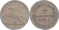 Lauenburg 1/2 Dreiling Georg II. von Braunschweig 1727-1760. -