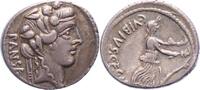 Republik Denar C. Vibius C.f.C.n.Pansa Caetronianus 48 v. Chr.. -