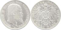 Württemberg 2 Mark Wilhelm II. 1891-1918. -