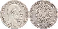 Mecklenburg-Schwerin 2 Mark Friedrich Franz II. 1842-1883. -
