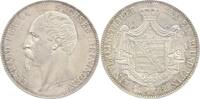 Sachsen-Meiningen Vereinstaler Bernhard Erich Freund 1803-1866. -