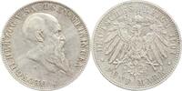 Sachsen-Meiningen 5 Mark Georg II. 1866-1914. -